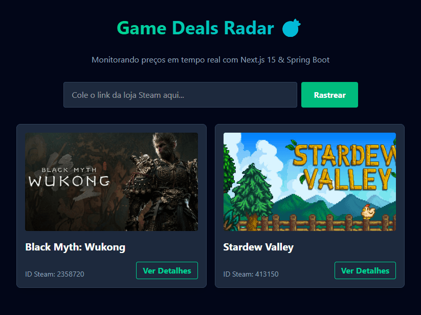 Game Deals Radar